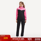 HOTSUIT 后秀暴汗服男款夏季运动套装男女同款健身服跑步服轻薄降体服 玫红-女款经典长款 2XL