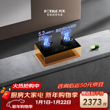 方太燃气灶天然气 家用嵌入式5.2kW 可烟灶联动易清洁 TE21