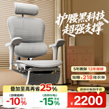 Ergonor保友金豪b雄鹰 人体工学椅 电脑椅 电竞椅办公椅子可躺老板椅 【金豪b雄鹰】银白网+躺舒宝