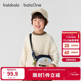 巴拉巴拉童装小童大童毛衣套头2025新款秋冬装打底衫男童女童撞色学院风潮