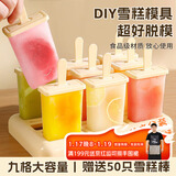 拜杰冰块模具自制雪糕模具食品级冰淇淋冰棒冰棍冰格冰激凌模具
