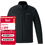 mont·bell 户外抓绒衣冲锋衣内胆男轻薄开衫内搭保暖上衣 1114881 BK黑色1114881 25新款 L