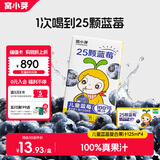 窝小芽蓝莓复合果汁125ml*4盒 100%水果饮料无添加饮品享儿童辅食谱