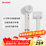 夏普【夏普小浪花】家用高速吹风机 大功率速干电吹风低噪音吹风筒等离子护发IB-RP45C-C