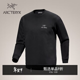 ARC'TERYX始祖鸟 EMBLEM FLEECE CREW 男子 抓绒衫 Black/黑色 L