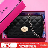 金狐狸（FOXER）牛皮女士包包女包大容量单肩包斜挎包小包跨年元旦礼物送女生女友