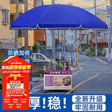 八海鸟遮阳伞户外太阳伞摆摊专用大雨伞加固加厚结实抗风庭院广告帐篷伞
