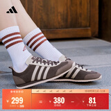 adidas「冰淇淋T头鞋」VS JOG 2.0复古薄底运动鞋阿迪达斯轻运动   棕色/土棕褐/岩层深土地棕（推荐女生买小半码）   37