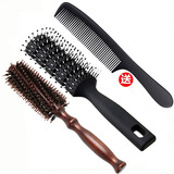 惔愔排骨梳梳子男蓬松梳专用造型梳发型理发梳小号头梳男生梳子男士 共3把