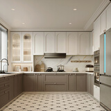 海尔（Haier）橱柜定制轻法整体厨房橱柜装修灶台柜一体开放式石英石台面预付金 预付金