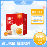 九華粮品 散养土鸡蛋40枚 净重3.2斤 农家柴鸡蛋 笨鸡蛋 礼盒