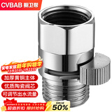 橱卫帮（CVBAB）全铜4分快开直通阀内外丝花洒淋管喷头快捷开关软管止水阀CV-A06