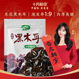 十月稻田 东北黑木耳 500g 菌菇  黑龙江东宁特产 肉厚无根 火锅煲汤炒菜
