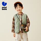 迷你巴拉巴拉羽绒背心秋冬轻薄羽绒服儿童装男女童外套宝宝两面穿三防马甲
