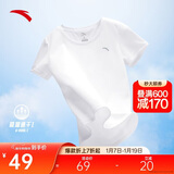 安踏轻风T丨速干运动短袖t恤女士夏季新款吸汗透气跑步训练上衣瑜伽服