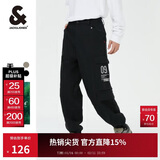 杰克·琼斯JackJones杰克琼斯束脚裤休闲裤222314014 E40黑色 170/76A/SR