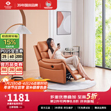 左右沙发单人沙发椅子北欧简约客厅家具科技布功能单椅DZY6010 2电动单椅 科技布-玛瑙棕 一人位