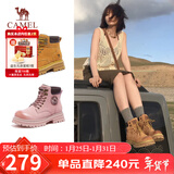 骆驼（CAMEL）山丘经典大黄靴反绒马丁靴户外工装靴 L23W076065 土黄 36