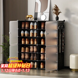 安尔雅简易鞋柜经济型简约防尘小鞋架子多层组装塑料收纳柜玄关柜