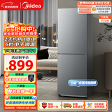 美的（Midea）182升双开门两门小户型家用客厅租房宿舍冰箱可冷藏冷冻双温小巧不占地低音运行BCD-182M