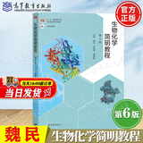 【官方包邮】生物化学简明教程 魏民 第六版 第6版 张丽萍 杨建雄 高等教育出版社