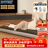 INTEX 单人充气床垫 露营户外防潮垫家用陪护午睡睡垫折叠充气床64106
