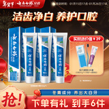 云南白药经典系列牙膏套装 护龈祛渍洁齿 亮白清新口气冬青香型165g*3