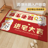 瑞恩入户地垫丝圈高端进户门口垫子家用进门地毯防滑脚垫可裁剪 80