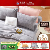富安娜法兰绒四件套冬季防静电床品加厚保暖床单被套双人加大230*229cm