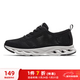 骆驼（CAMEL）网面女鞋透气轻量健步休闲运动鞋子 K24B60L8014 黑色 37