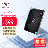 爱国者（aigo）512GB SSD固态硬盘 SATA3.0接口 2.5英寸TLC颗粒 台式机笔记本系统盘 读速550MB/S 存储配件S500T
