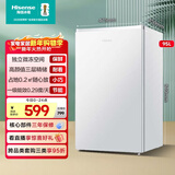 海信95L单门小冰箱一级能效直冷白色独立微冻空间节能低噪精储宿舍电冰箱BC-95S/A