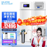 科罗菲（COLOFEL）中央软水机家用橱下安装迷你小型全屋净水软水系统套装除垢中央净水器设备 领航套装(适合3-5卫130平以上)