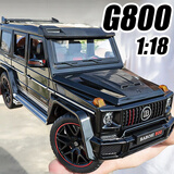驰誉车玩 1:18奔驰大G巴博斯G800越野车仿真合金车模汽车模型玩具男孩礼物