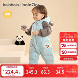 巴拉巴拉童装婴儿连体羽绒服连体衣宝宝衣服2025冬装哈衣爬服萌趣男童女童