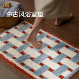 赛波斯中古风浴室地垫加厚吸水脚垫子卫生间门口防滑地毯高级感60X90CM