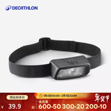 迪卡侬（DECATHLON）露营头灯头戴手电户外徒步运动夜钓骑行跑步遛狗50流明4122958