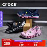 卡骆驰洞洞鞋贝雅卡骆班轻便耐磨一脚蹬休闲鞋|205089 黑色/白色-066 40 (250mm)