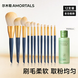 尔木萄（AMORTALS）套装眼影腮红散粉修容化妆全套工具星动化妆刷12支 + 清洗剂65ml