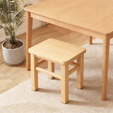 小匠材实木凳子家用客厅小凳子餐厅凳子加厚结实小木凳家用矮凳27高