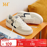 361°运动男鞋秋冬季学生复古厚底增高小白休闲板鞋子男672426615-5