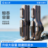 渔之源2026新款鱼竿包杆包轻便型路亚竿包钓竿包大肚包钓鱼包渔具收纳包 125cm双层大肚-扩容30%【免拆轮-路亚海竿推荐】