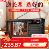 先科（SAST）P201S收音机老人随身听音乐视频播放器老年高清唱戏机看戏机小型迷你多功能蓝牙音箱