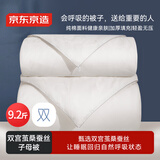 京东京造双宫茧桑蚕丝被 冬季被子被芯蚕丝冬被-子母被2x2.3m约9.2斤