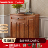 雷勒鞋柜新中式简约现代门厅柜客厅收纳柜子储物柜多功能美式玄关柜 402款102.4*34.3*100cm