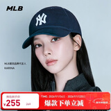 MLB帽子男女情侣棒球帽软顶鸭舌帽秋冬运动帽四季3ACP6601N-50NYS-F