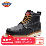 Dickies马丁靴男靴秋冬季靴子男士厚底增高工装靴男加绒保暖棉靴高帮男鞋 黑色 42 【偏大一码，适合运动鞋43】