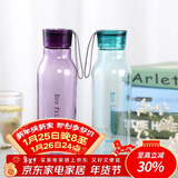 乐扣乐扣（LOCK&LOCK）ECO户外运动水杯户外便携塑料水壶男女杯子两件套（550ml*2） 
