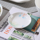 洁雅杰调味碟6只装调味碟家用陶瓷餐具调酱料醋碟蘸料碟小吃碟 清风花语