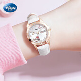 迪士尼（Disney）儿童手表女孩小学生6-12岁只看时间双日历防水手表实用61开学礼物